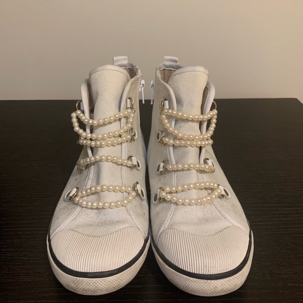 Love Moschino Women’s Pearl Mid-Top Sneakers